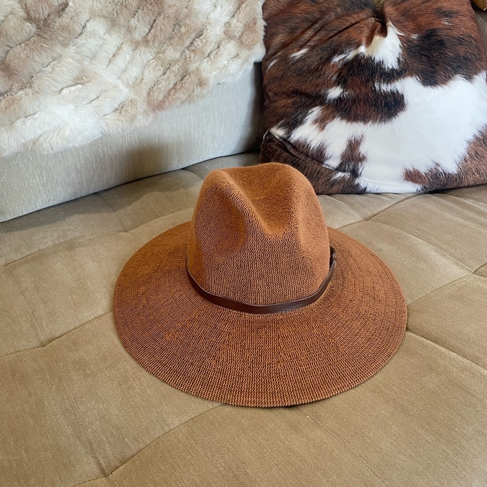 WYETH - SEDONA PACKABLE HAT IN RUST